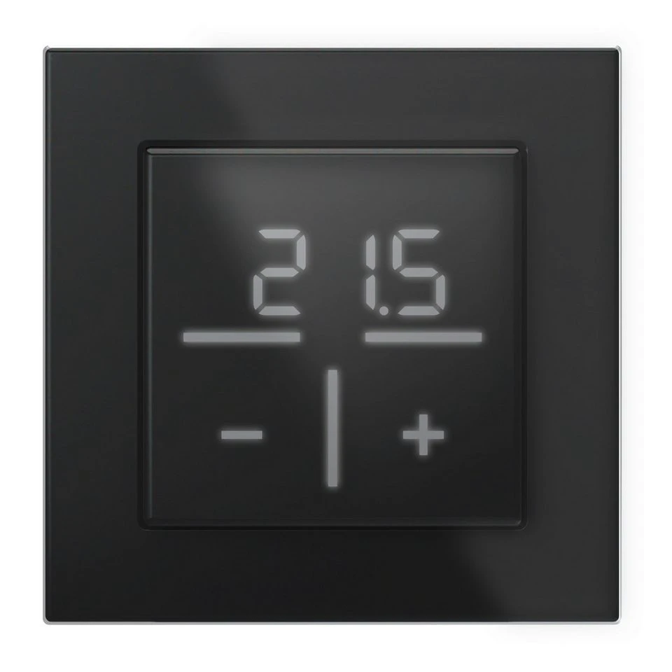 Homematic IP Glas-Wandthermostat Bundle mit Glasrahmen 1-fach Smart-Home-Zubehör