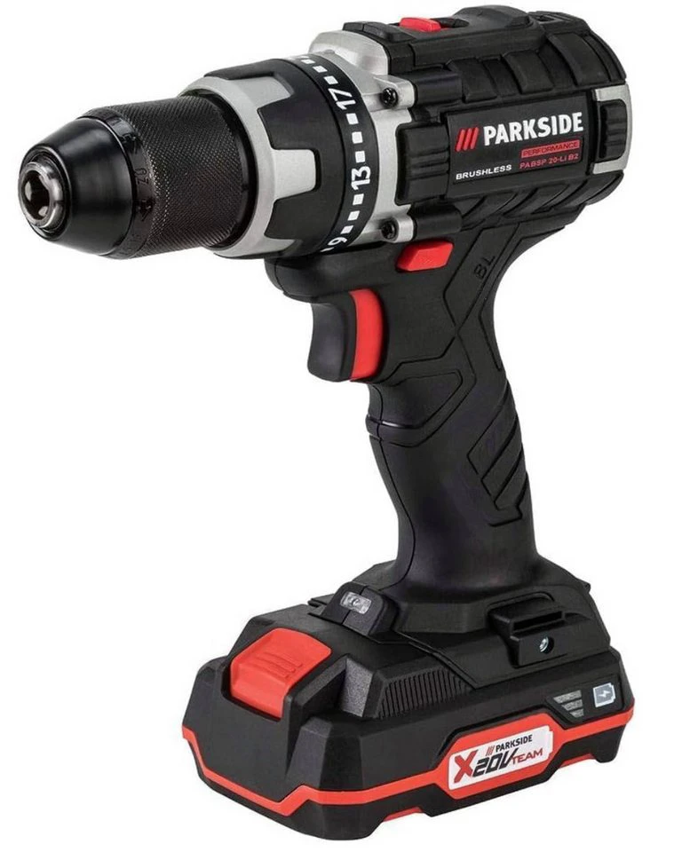 PARKSIDE Akku-Bohrschrauber PERFORMANCE® 20V inkl. Akku & Ladegerät