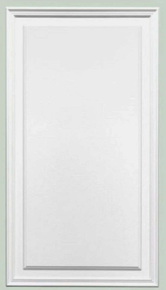 Casa Padrino Zierleiste Wandpaneel Weiß 55 x 1,7 x H. 90,5 cm Rechteckiges Paneel