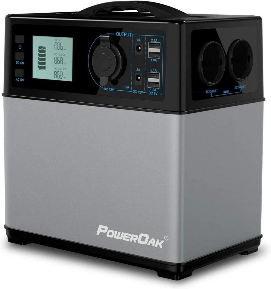 BLUETTI PS5B Solargenerator 400 Wh 300 W 2 AC-Steckdosen reine Sinuswelle