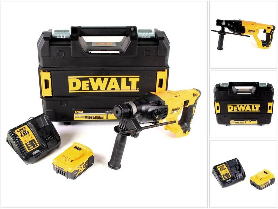 DeWalt Akku-Kombihammer DCH 133 NT 18 V 2,6 Joule SDS-plus Brushless 1x Akku 5 Ah