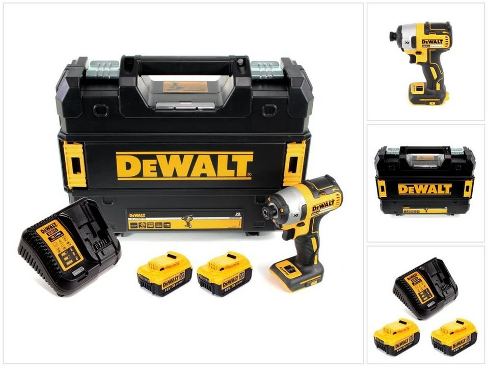 DeWalt Akku-Schlagschrauber DCF 887 N 18 V 205 Nm 1/4 Zoll Brushless 2 Akkus