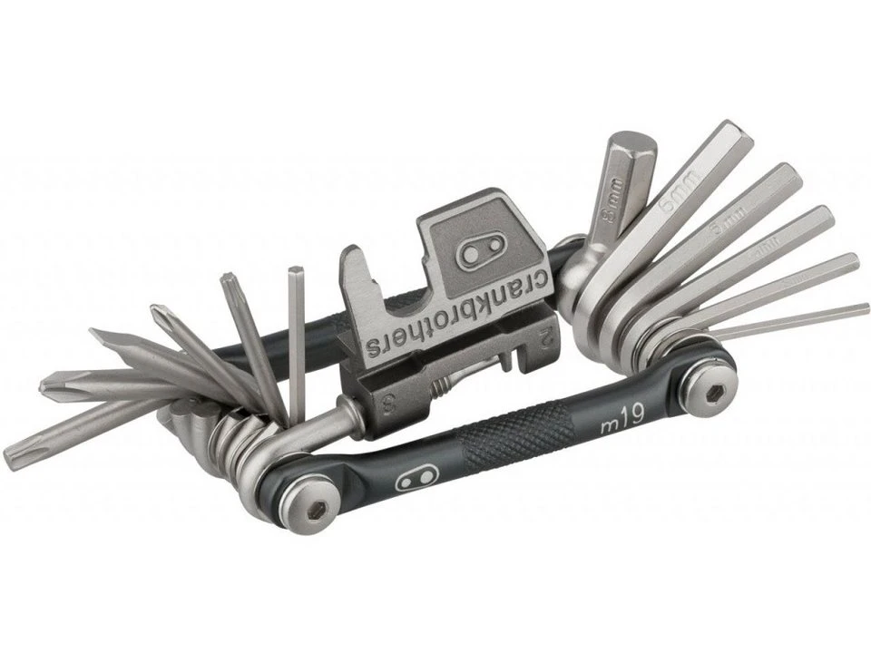 crankbrothers Multitool M19 nickel grau Fahrrad Werkzeug MTB AM XC