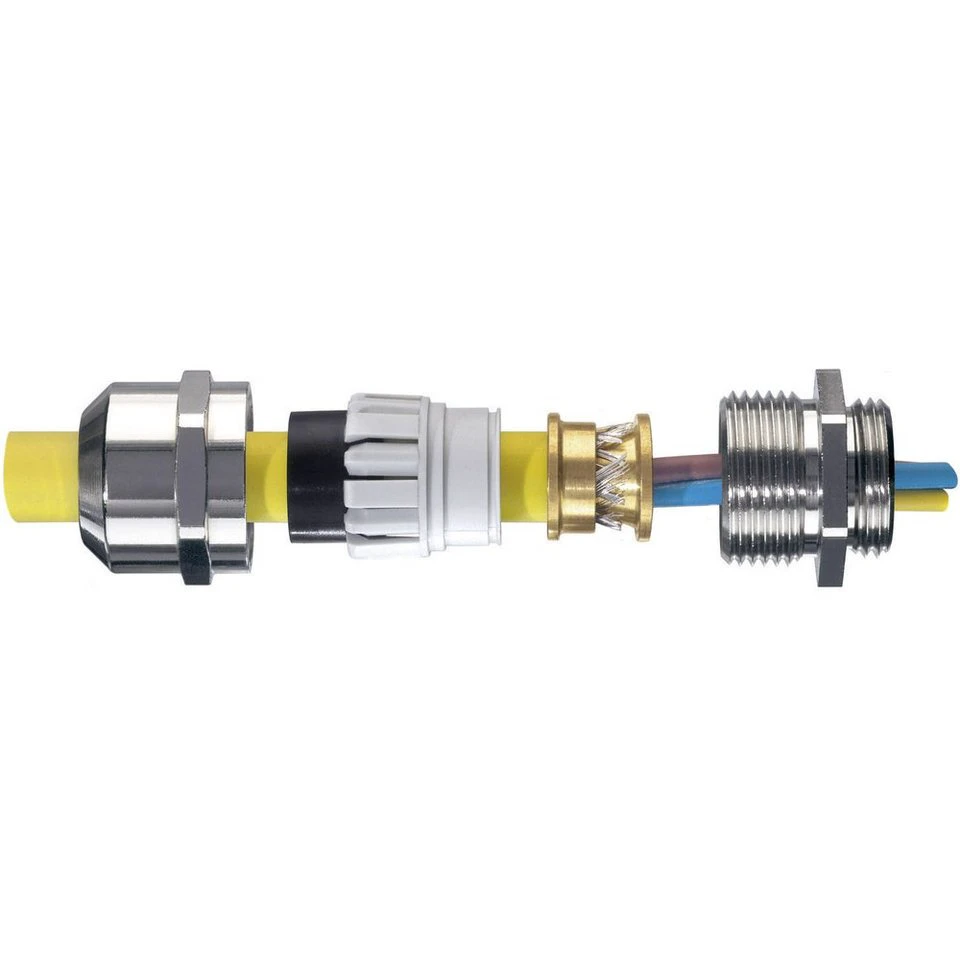 WISKA Kabelverschraubung 10065018 M20 Messing 50 St. EMSKV 20 EMV-Z