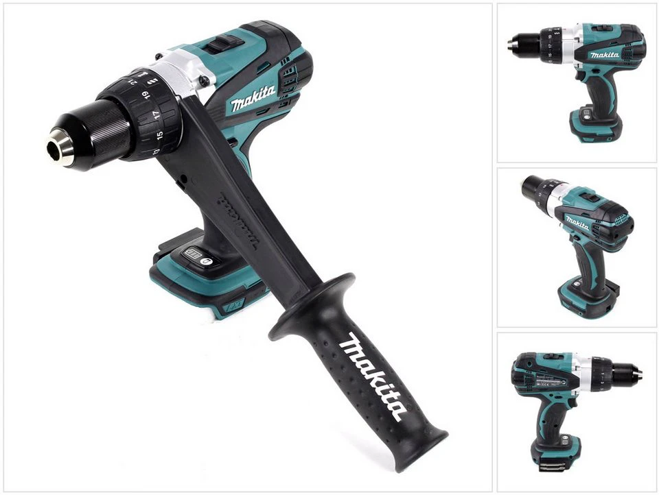 Makita Akku-Bohrschrauber DDF 458 18V 91 Nm Solo ohne Akku Ladegerät