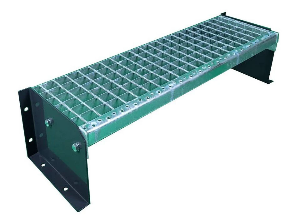 SRM Design Außentreppe 1 Stufe Standtreppe 110 cm Breite Anthrazit 20 cm Geschosshöhe