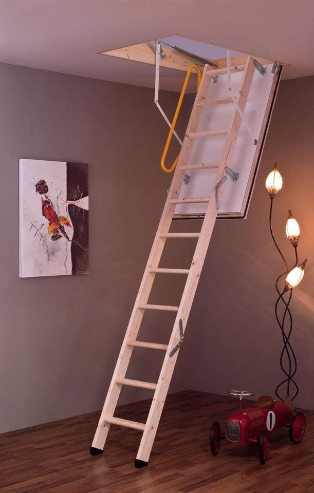 Treppen Intercon Bodentreppe Minka Polar 60 für Geschosshöhen bis 280 cm Stufen offen