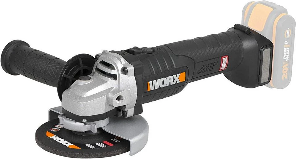 Worx Akku-Winkelschleifer WX813.9 bürstenlos 20 V ohne Akku