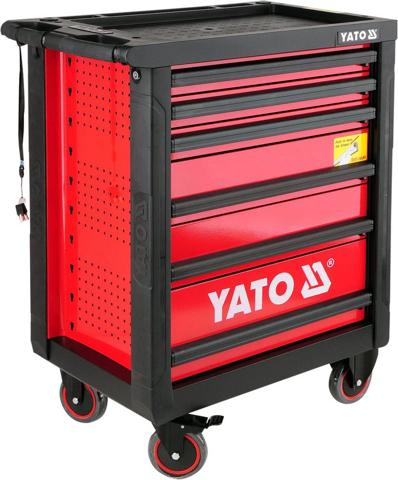 Yato Werkstattwagen 958x766x465mm mit 6 Schubladen Stabil