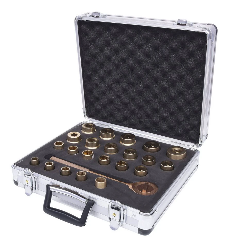 KS Tools Steckschlüssel BRONZEplus 1/2" 23-teilig 6-kant Aluminium-Bronze