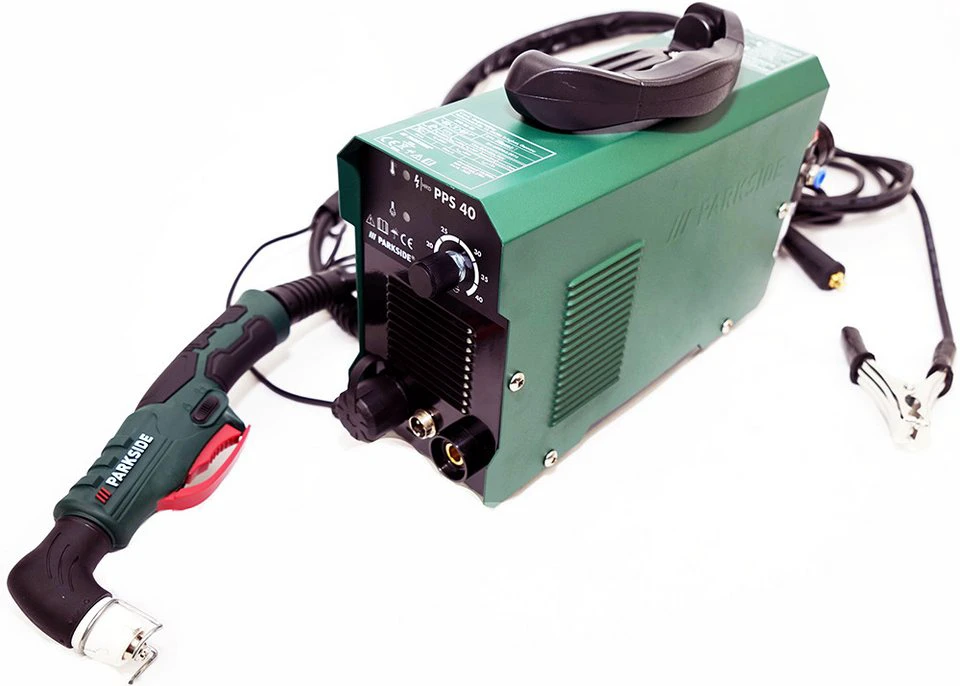 Parkside Plasmaschneidegerät PPS 40 Schneidstrom 15–40 A Arbeitsdruck 4–4,5 bar