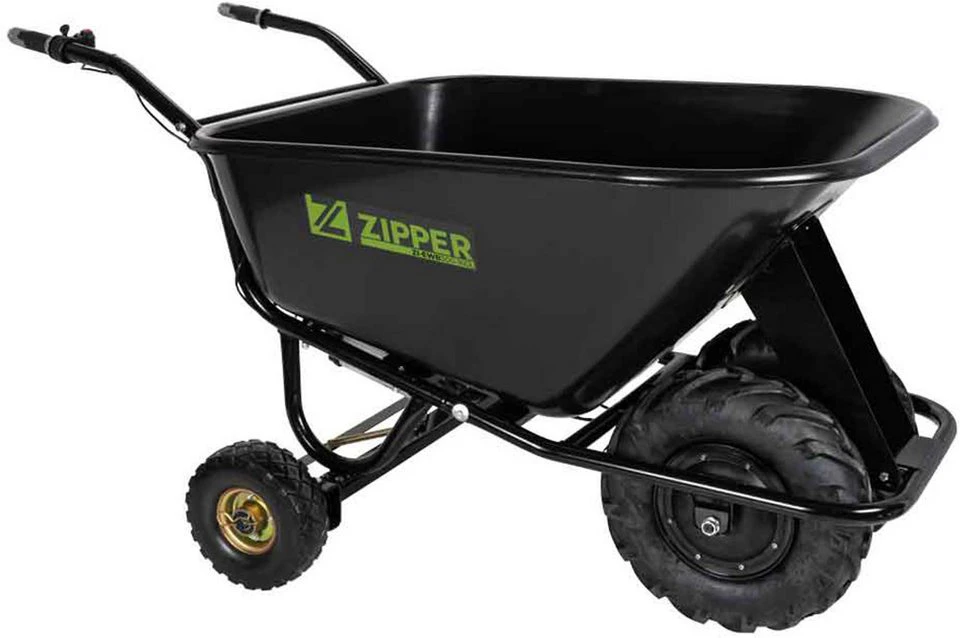 ZIPPER Elektrische Schubkarre ZI-EWB300-160l Motorschubkarre ONE-FOR-ALL