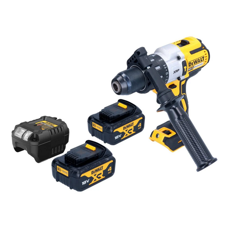 DeWalt Akku-Schlagbohrschrauber DCD 996 18 V 95 Nm Brushless 2x 4,0 Ah Akku Ladegerät