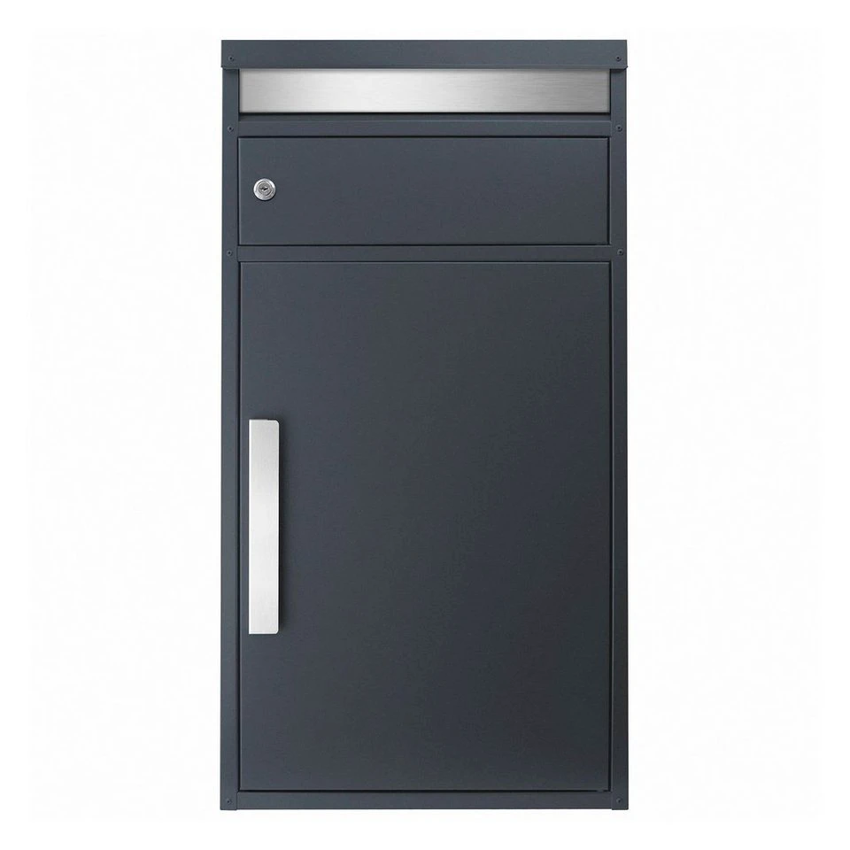 MOCAVI Paketbriefkasten PBox 65f anthrazit Stahlblech 70 Liter Wandmontage