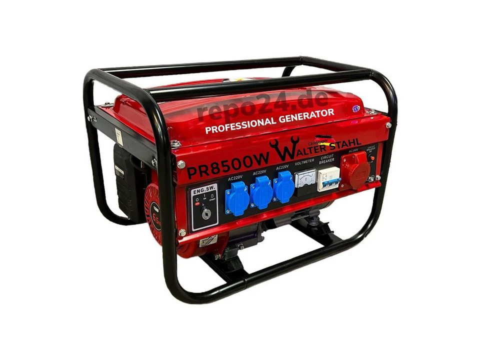 Walter Stahl Germany Stromerzeuger FY8500W 4-Takt Benzin 2000 Watt 3000 Watt 12V 230V 400V