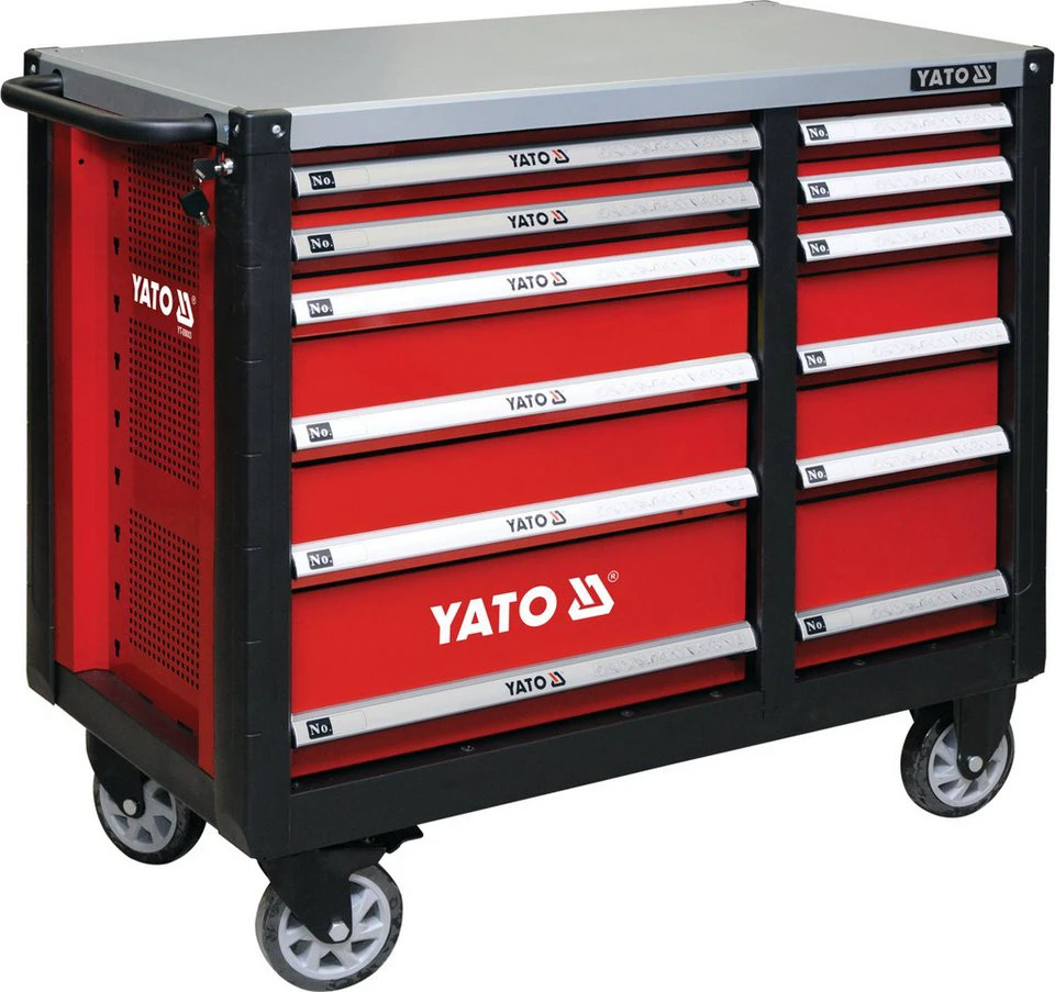 Yato Werkstattwagen 1000x1130x570 mm mit 12 Schubladen
