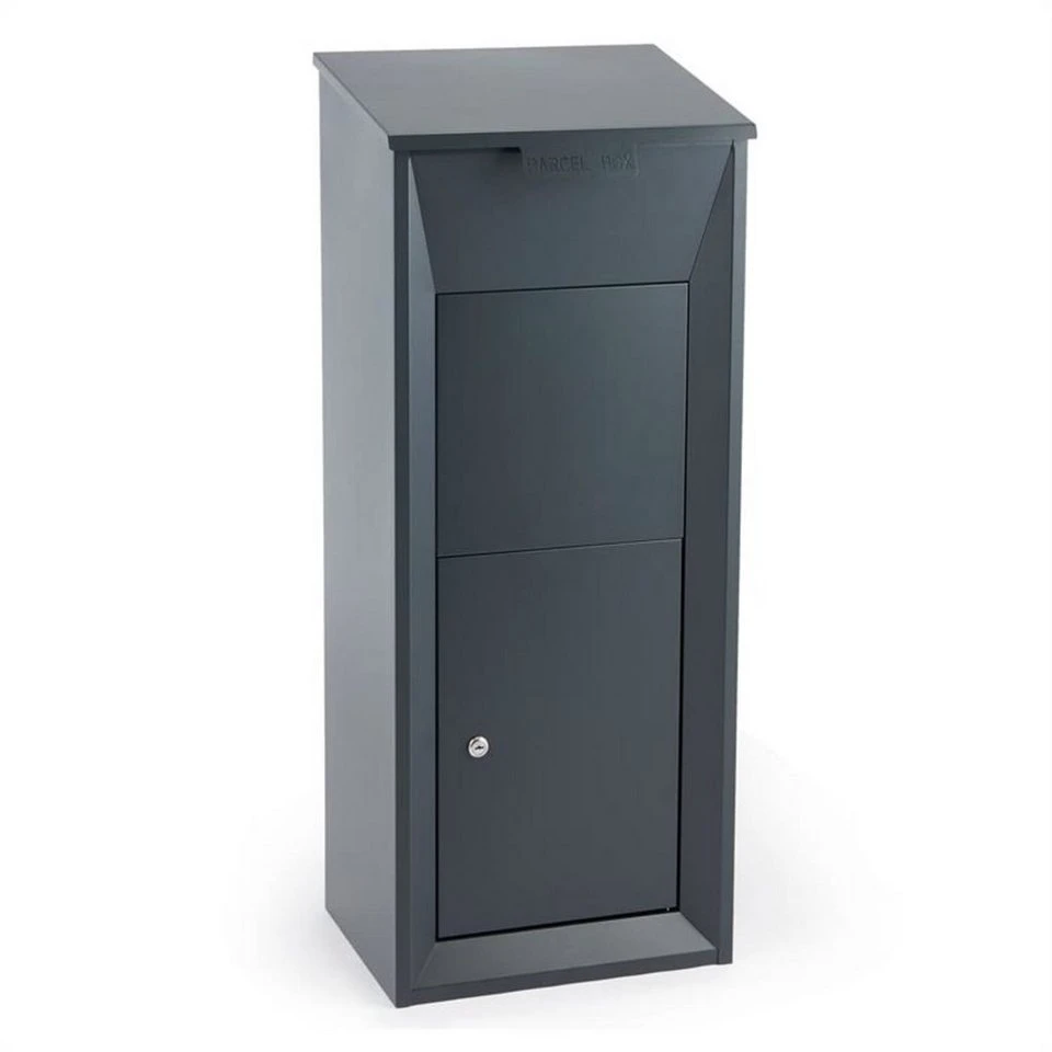 Waldbeck Postbutler Paketbox dunkelgrau Standbriefkasten Paketpostkasten