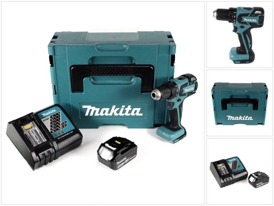 Makita Akku-Bohrschrauber DDF 459 18 V 45 Nm Makpac 5,0 Ah Akku
