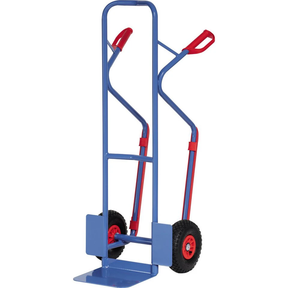 FETRA Sackkarre B1330L 300 kg Stahl blau 2 Räder Luftbereifung