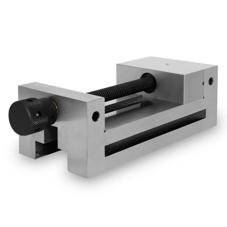 EBERTH Präzisionsschraubstock AK1-PS-GG150 mit Spindel 150 mm Stahl