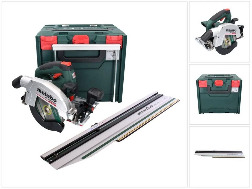 Metabo KS 18 LTX 66 BL Akku-Handkreissäge 18 V 165 mm Set mit Kappschiene