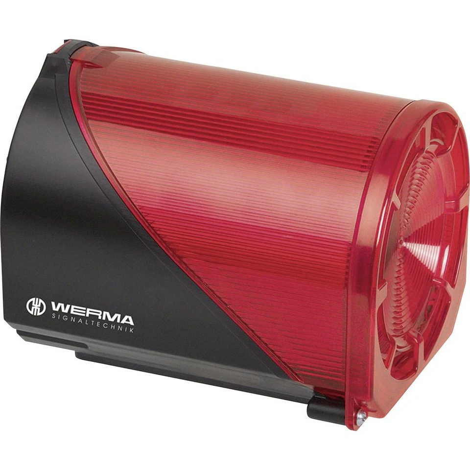 Werma Signaltechnik Kombi-Signalgeber 444.110.68 Rot 230 V/AC 114 dB