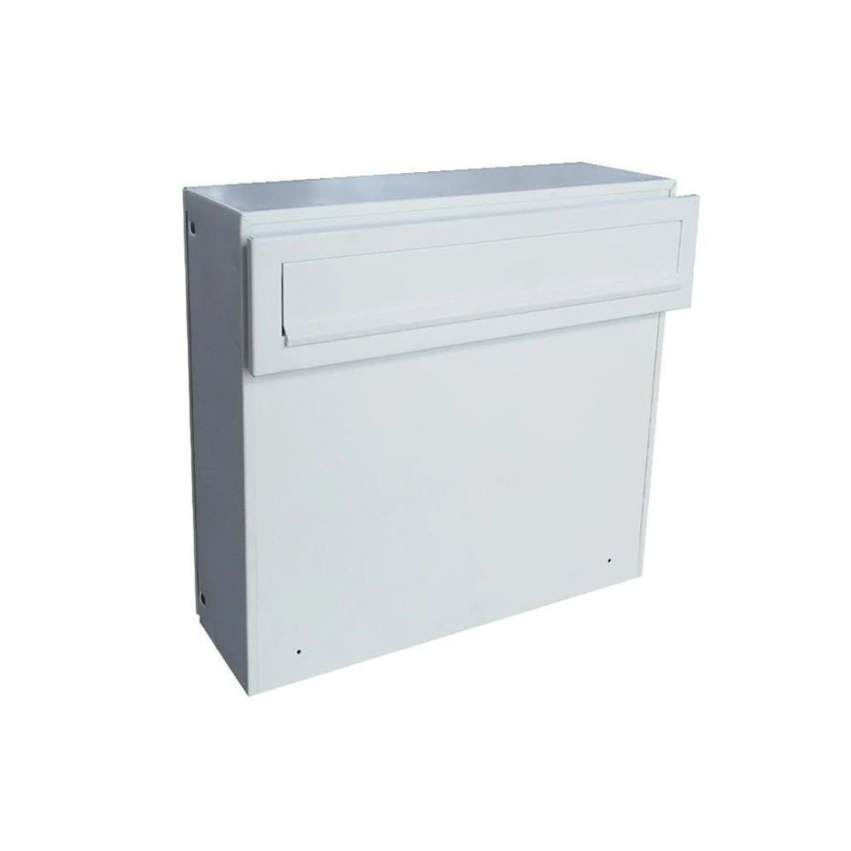 Letterbox24 Durchwurfbriefkasten A-050 für Zaun und Tor in RAL-Farben