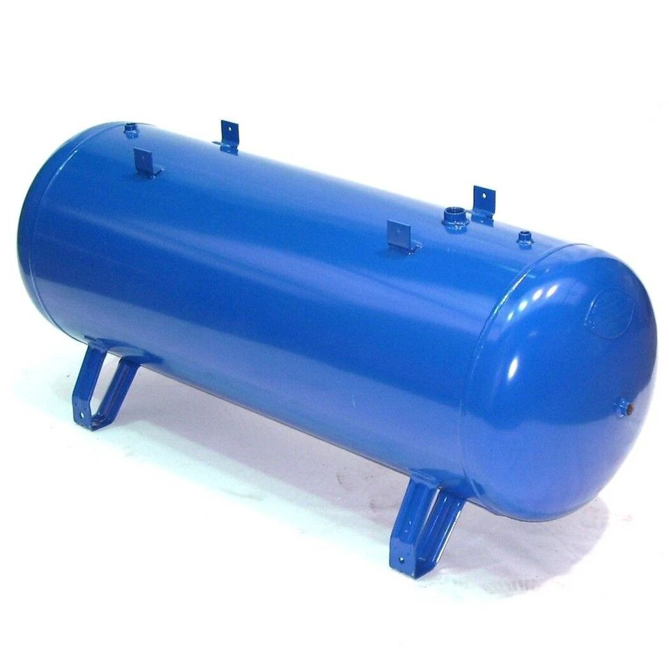 Apex Druckluftbehälter 300L 15bar liegend mit Anschlussmuffen