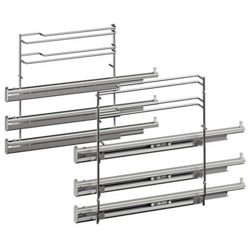 BOSCH Besteckschublade HEZ638370 Teleskop-Vollauszug 3-fach pyrolysefest Edelstahl