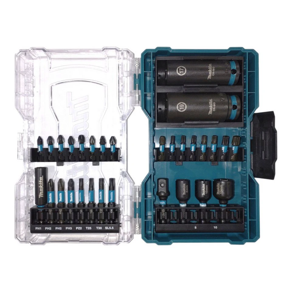 Makita Bit- und Schlagnuss-Set E-22903 30-teilig Impact Black 1/4" 3/8"
