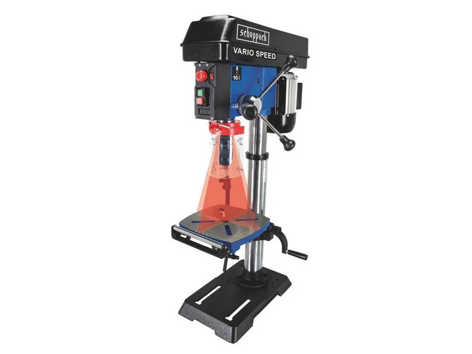 Scheppach Tischbohrmaschine DP18Vario 230 V variable Drehzahl max. 2580 U/min Set