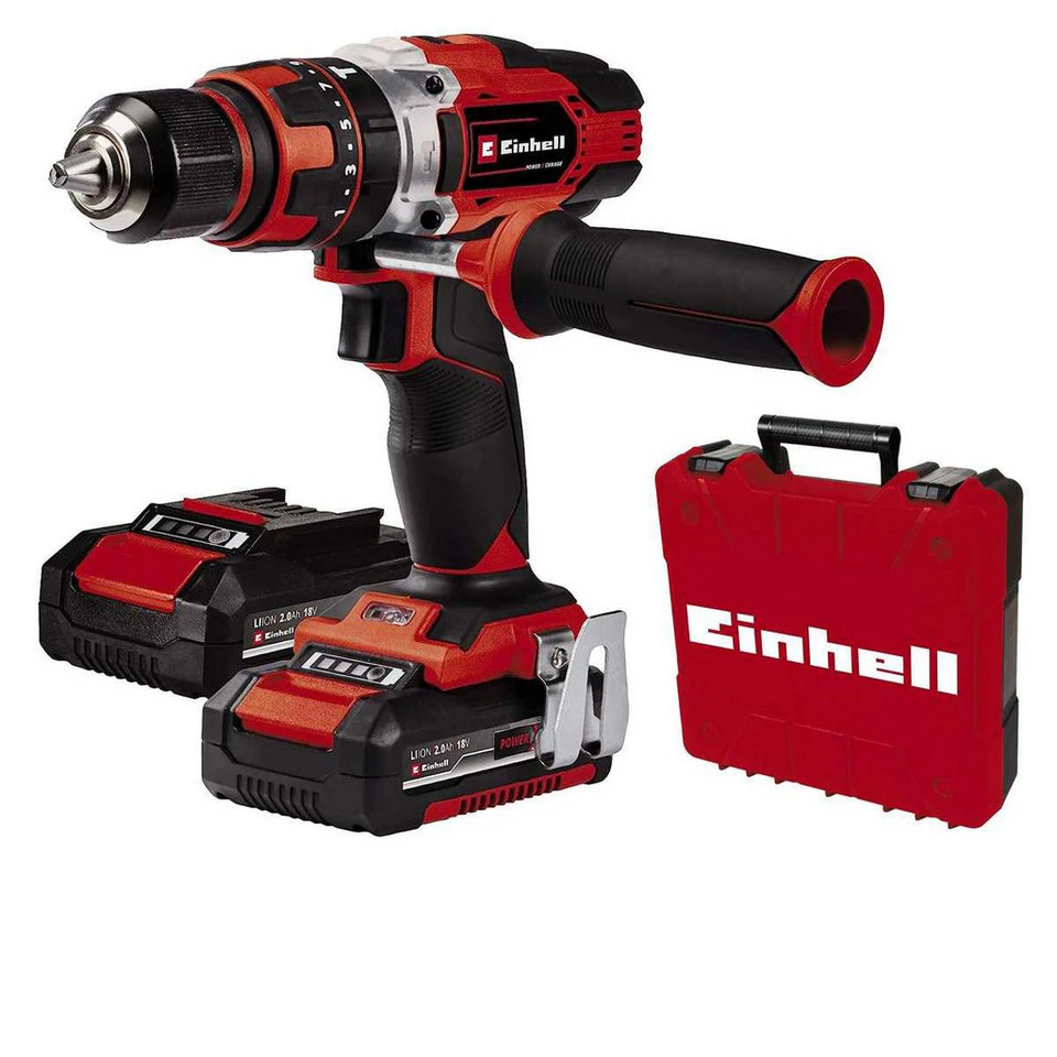 Einhell Akku-Schlagbohrschrauber TE-CD 18/48 Li-i Kit Power X-Change 18 V mit Koffer