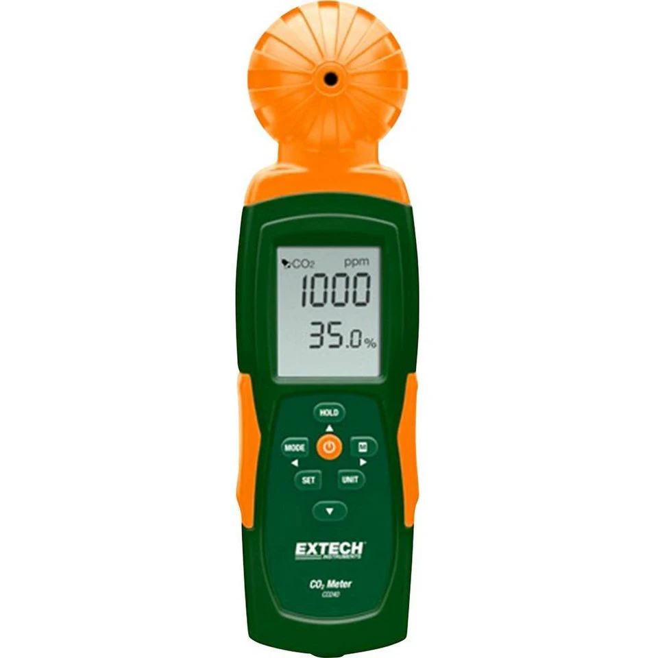 Extech Kohlendioxid-Messgerät CO240 Raumluftqualität Temperatur relative Luftfeuchtigkeit USB Datenloggerfunk