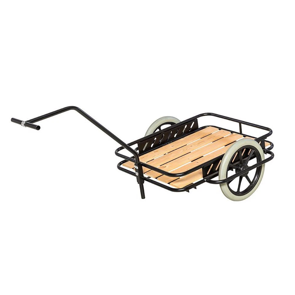 OSWALD Transportwagen NK07300 Handwagen Handkarren 150 kg Stahl schwarz 1.600 x 910 x 900 mm