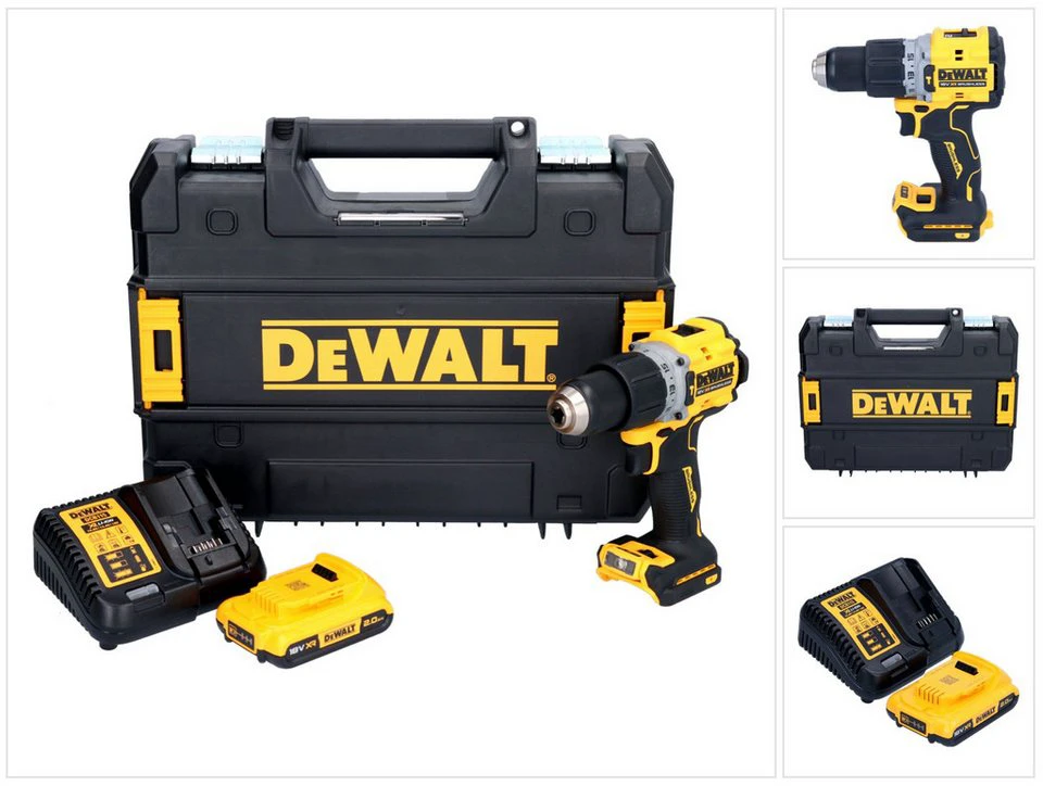 DeWalt DCD 805 Akku-Schlagbohrschrauber 18 V 90 Nm Brushless 1x Akku 2 Ah