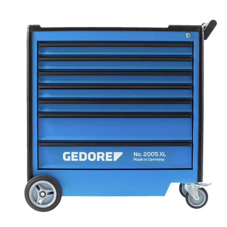 Gedore Werkzeugkoffer 2005 XL 0520 Werkzeugwagen mit 7 Schubladen