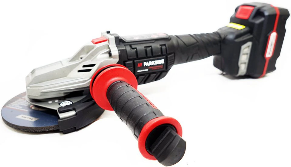 PARKSIDE PERFORMANCE® Akku-Winkelschleifer PWSAP 20-Li F6 20V mit Smart Akku 4Ah Ladegerät