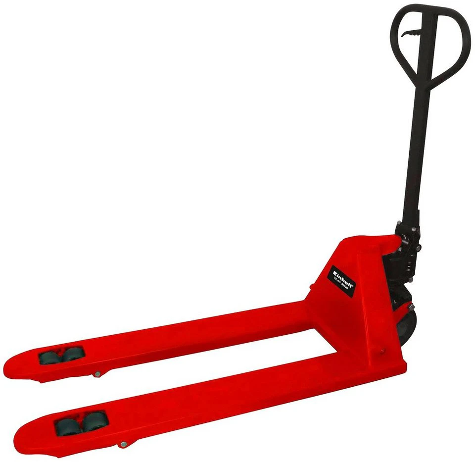 Einhell Hubwagen TC-PT 2500 geschweißter Stahlrahmen verstärkte Gabelzinken 2.500 kg