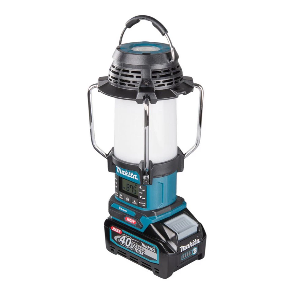 Makita MR 010 G Akku Radio mit Laterne 40 V FM Bluetooth ohne Akku