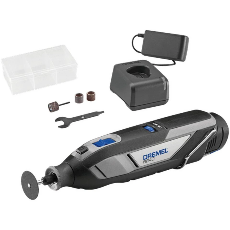 DREMEL Akku-Multifunktionswerkzeug 8240-5 Li-Ion-Akku 2Ah 5-teiliges Zubehör