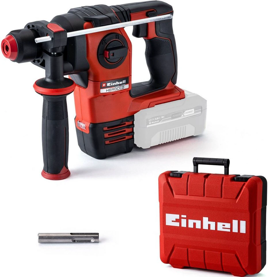 Einhell Akku-Bohrhammer HEROCCO 18/20 max. 1200 U/min Power X-Change SDS+ ohne Akku & Ladegerät Transportkoffer