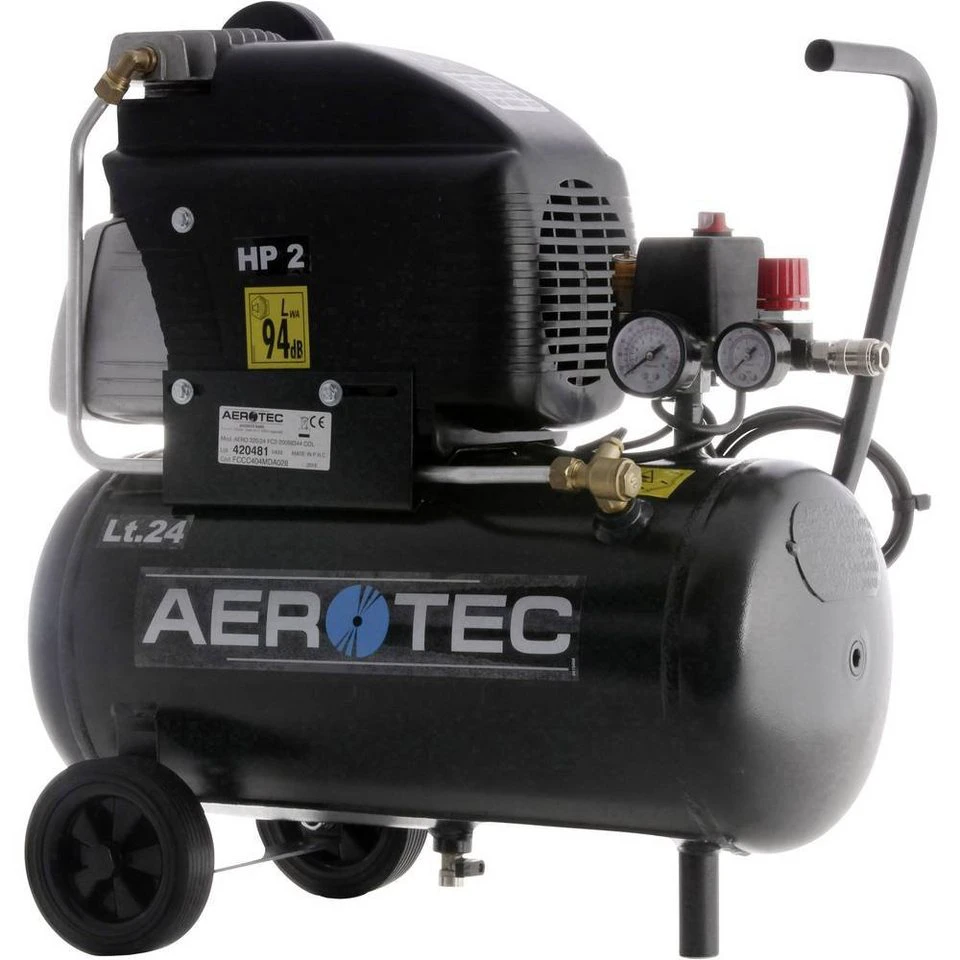 Aerotec Kompressor 20088344 fahrbar ölgeschmiert 1-Zylinder