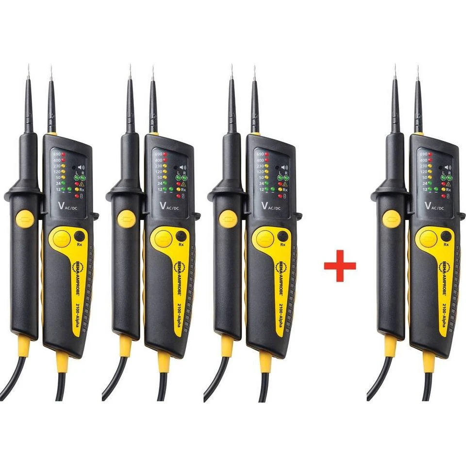 Beha Amprobe Spannungsprüfer 2100-Alpha 3 x Spannungs- und Durchgangsprüfer 4980695