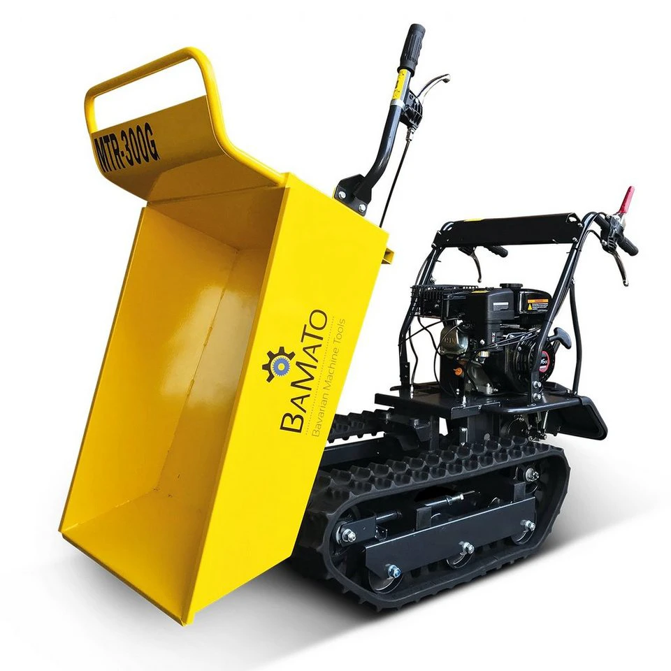 BAMATO Motorschubkarre MTR-300G 125 l 1-tlg. Minidumper Raupendumper