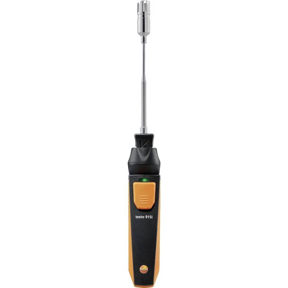 testo Infrarot-Thermometer 915i mit Oberflächenfühler TE Typ-K 0563 2915 Bluetooth®