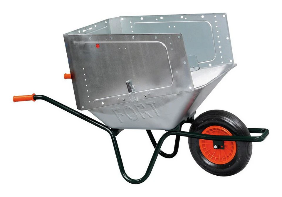 FLORA Schubkarrenaufsatz Carrier Volumo verstellbar 61-70 cm verzinktes Stahlblech