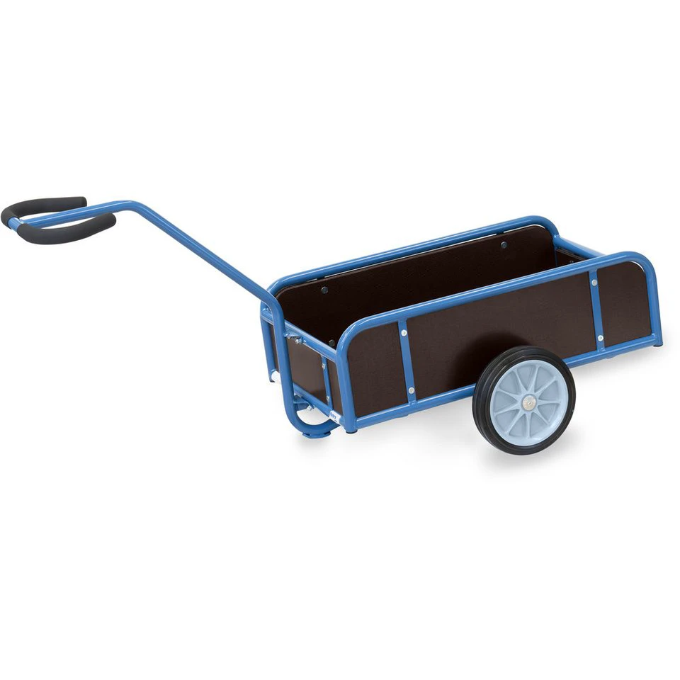 FETRA Transportwagen Handwagen mit Kasten 4107V Vollgummiräder Ø260 mm