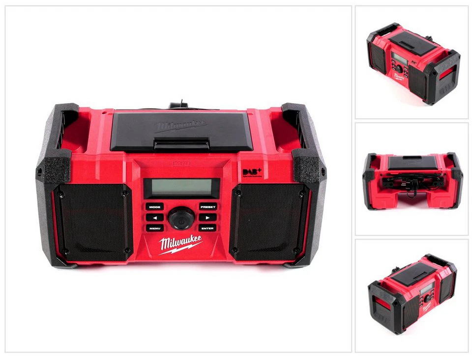 Milwaukee M18 JSR DAB+ Baustellenradio Akku Netz 18 V 4933451251