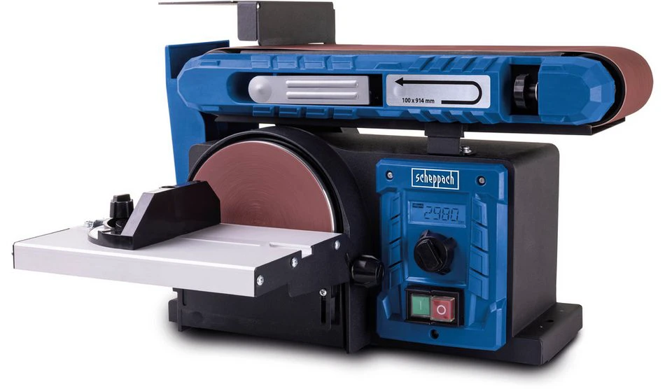 Scheppach Band- und Tellerschleifer BTS800Vario 2980 U/min 400 Watt