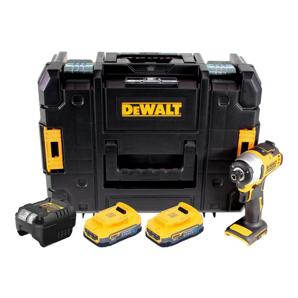 DeWalt Akku-Schlagschrauber DCF 809 E2T 18 V Brushless 2x Powerstack 1,7 Ah Lader TSTAK